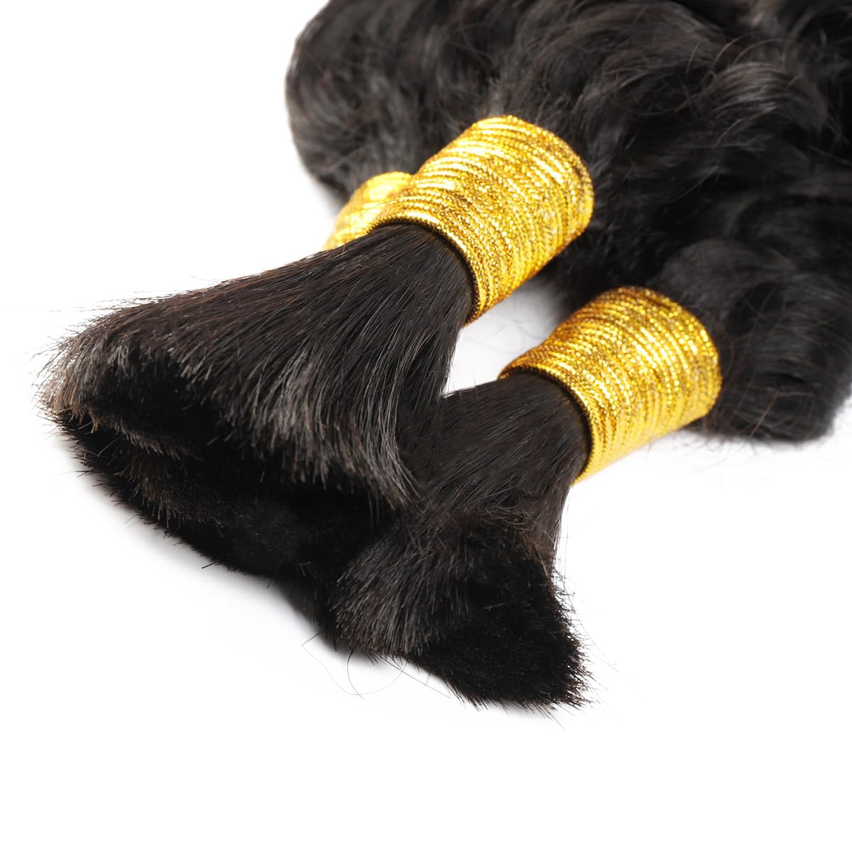 Water Wave Human Braiding Hair - Water Wave Bulk Human Hair For Braiding ulasan dan harga