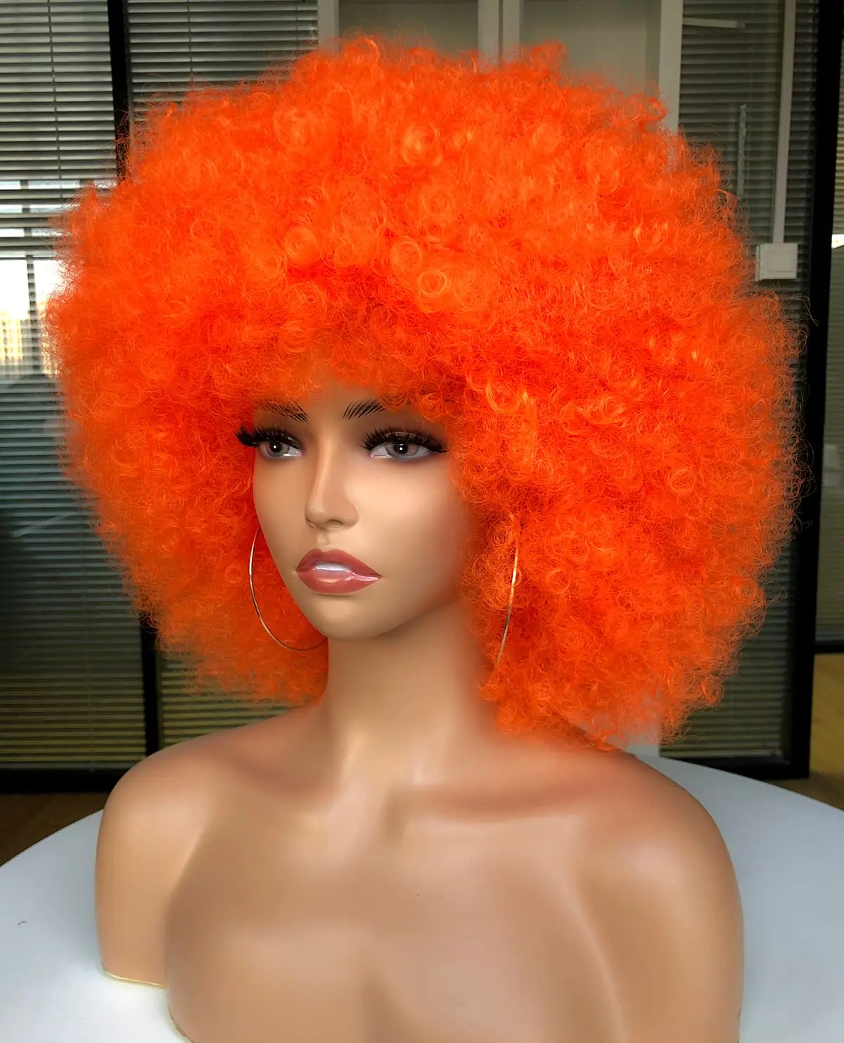Afro Wig Kinky Curly Synthetic - Synthetic Braided Wigs For Black Women ulasan dan harga