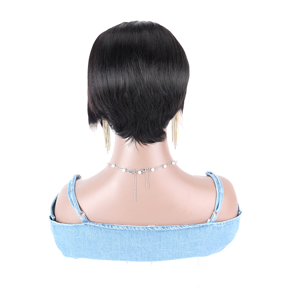 Short Pixie Cut Human Hair Wig - Short Pixie Cut Wig Human Hair Cheap ulasan dan harga