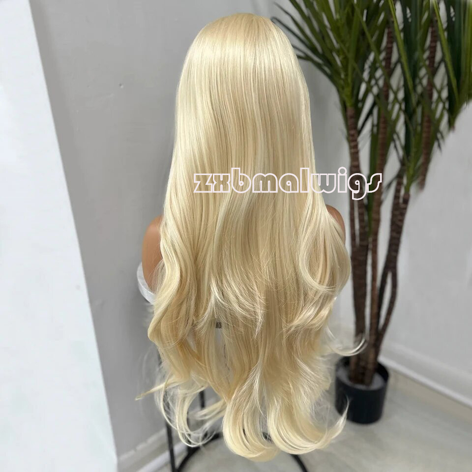 Synthetic Hair 613 Blonde Colo - 613 Blonde Body Wave Lace Front Wig ulasan dan harga