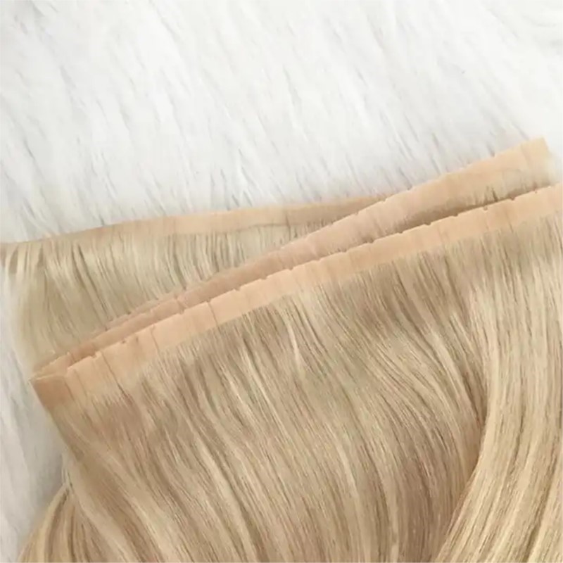 Invisible PU Weft Hair with Ho - Invisible Tape In Extensions Real Hair ulasan dan harga