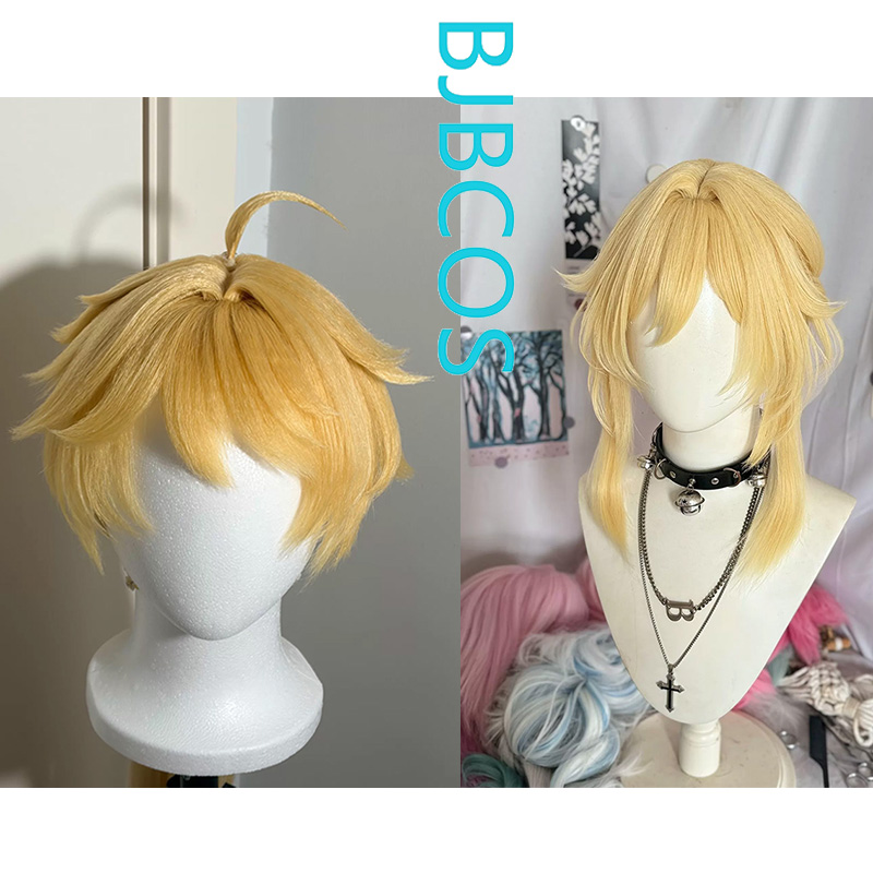 [Styled Wig]Lumine/Aether Cosp - Synthetic Wigs ulasan dan harga