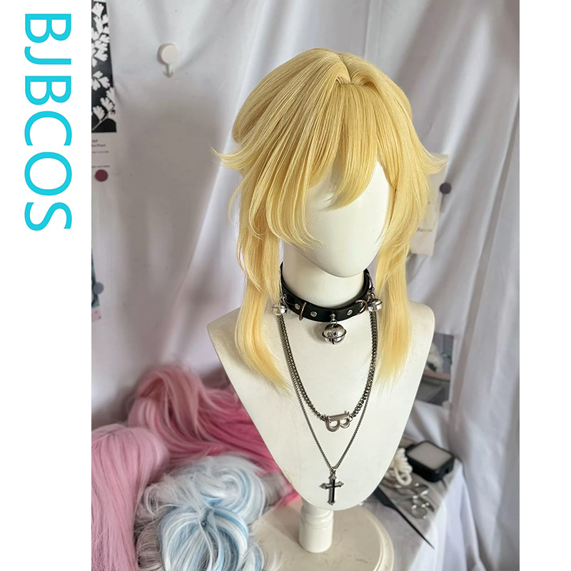 [Styled Wig]Lumine/Aether Cosp - Synthetic Wigs ulasan dan harga