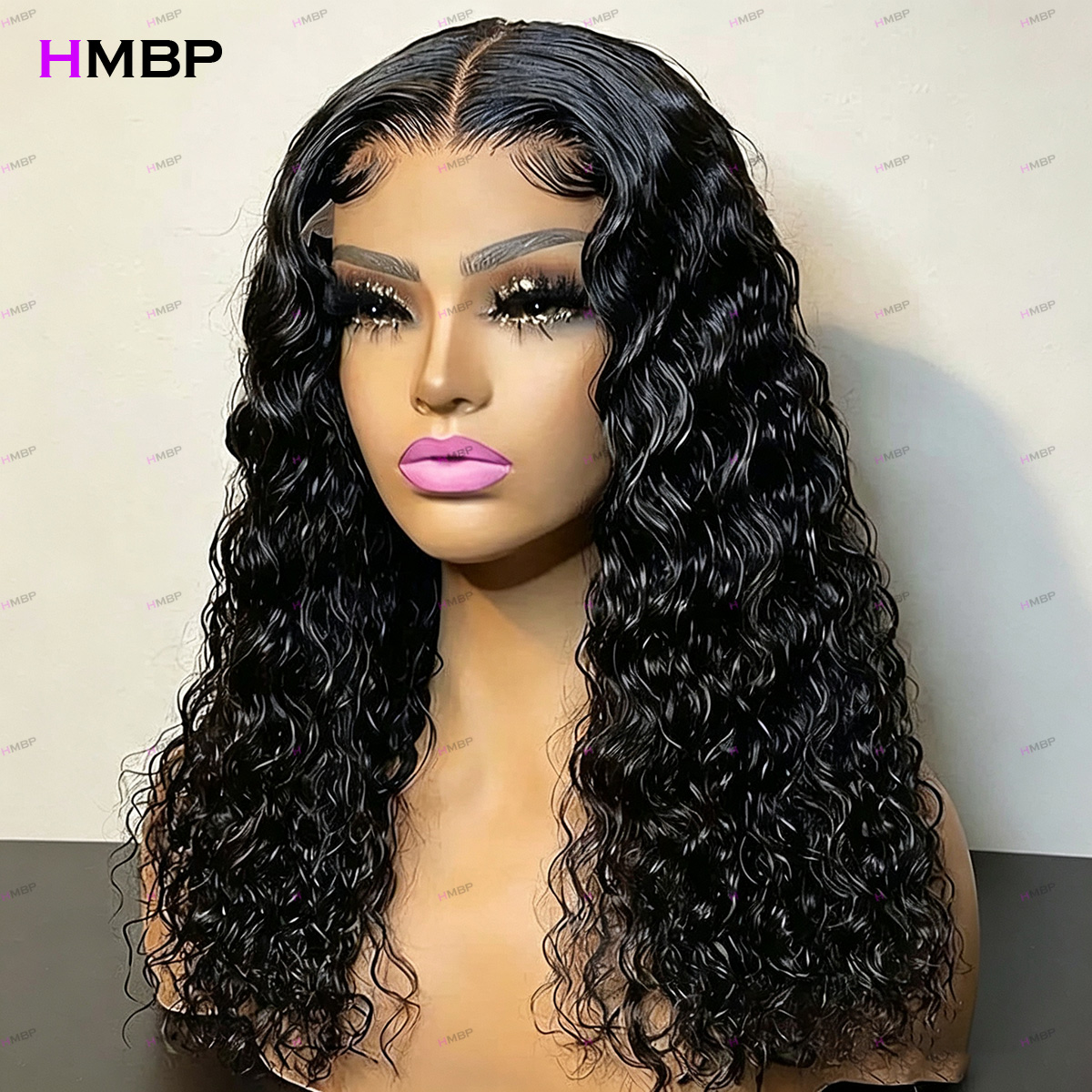 #1B M-shaped Hairline Water Wa - Hd Lace Frontal Wig Human Hair Pre Plucked ulasan dan harga