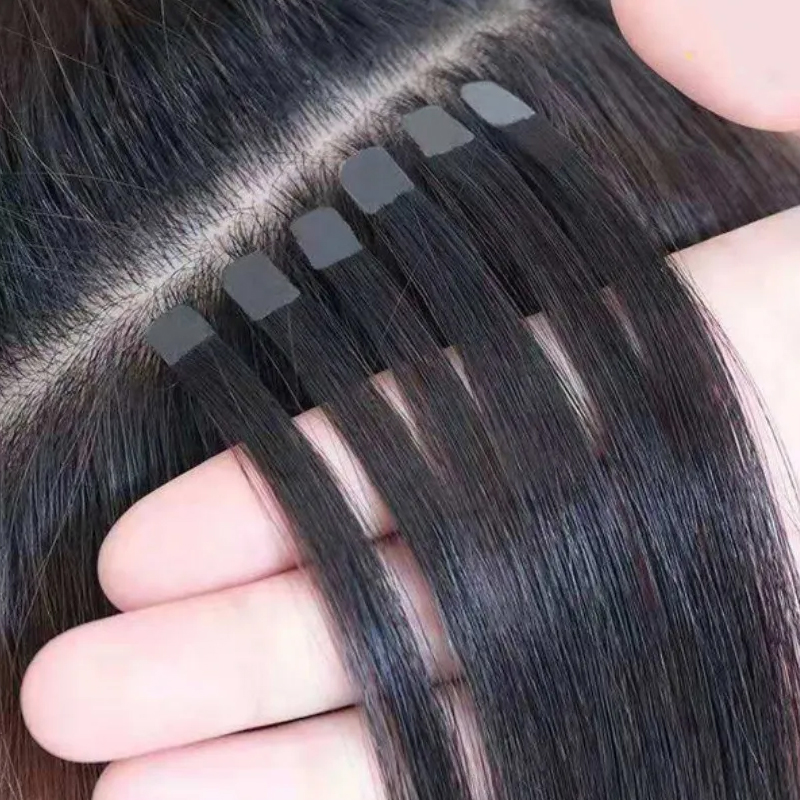 Mini Tape Hair Extensions Huma - Invisible Tape In Extensions Real Hair ulasan dan harga