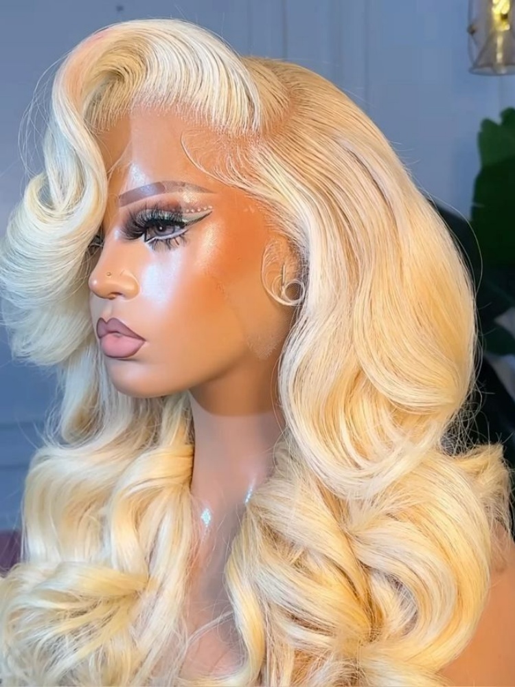 Honey Blonde 613 Body Wave Hum - 613 Blonde Body Wave Lace Front Wig ulasan dan harga