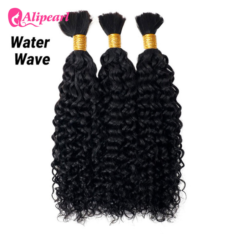 Alipearl Brazilian Human Hair  - Water Wave Bulk Human Hair For Braiding ulasan dan harga