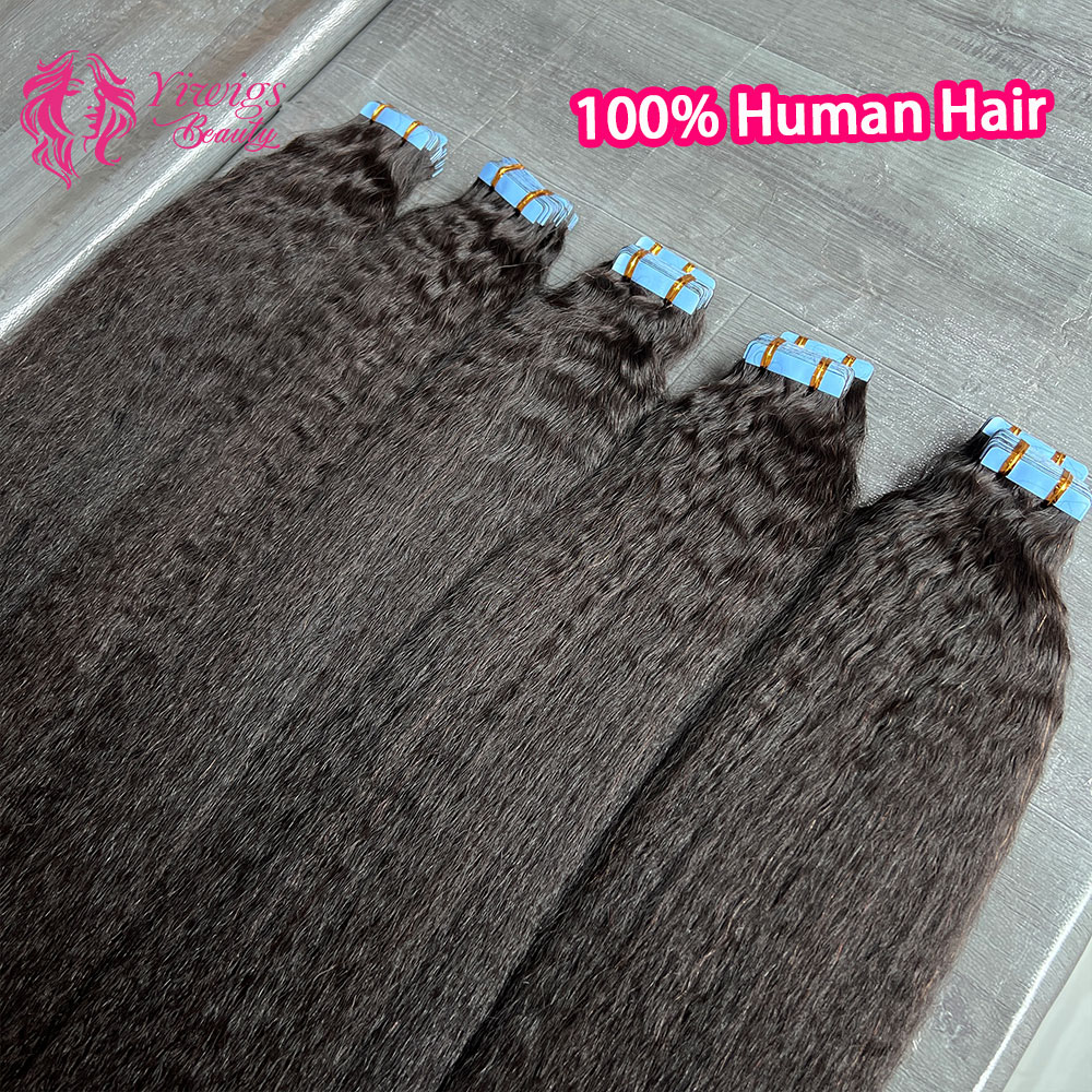 Straight Tape In Hair Extensio - Invisible Tape In Extensions Real Hair ulasan dan harga