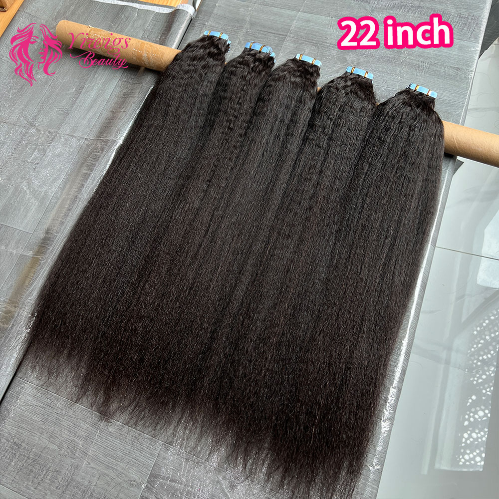 Straight Tape In Hair Extensio - Invisible Tape In Extensions Real Hair ulasan dan harga