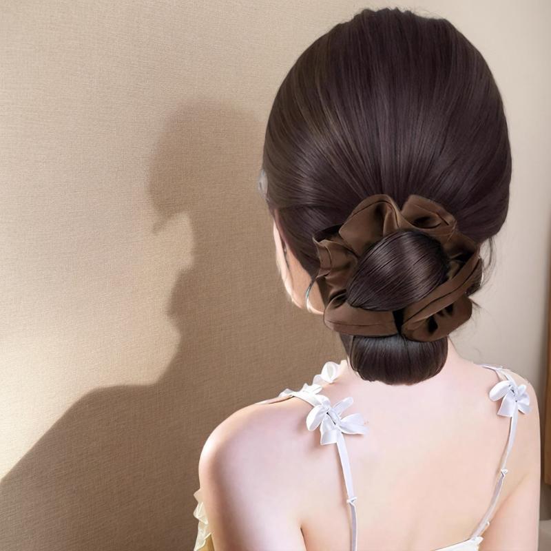 Low Bun Wig Hair Clip-In Messy - Claw Clip Messy Bun Hair Piece ulasan dan harga