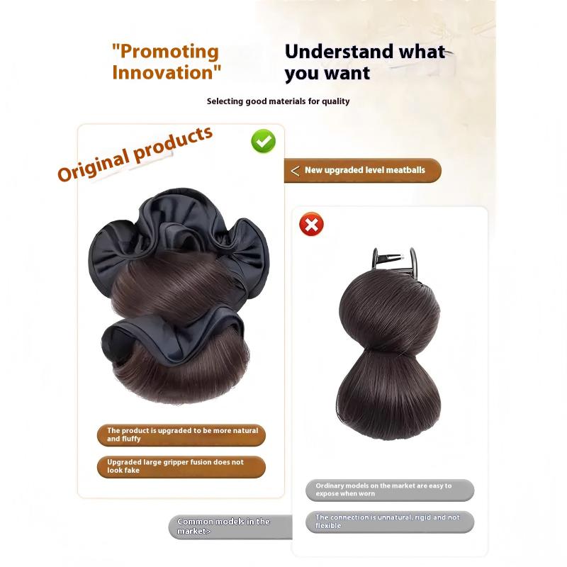 Effortless Updo Synthetic Claw - Claw Clip Messy Bun Hair Piece ulasan dan harga