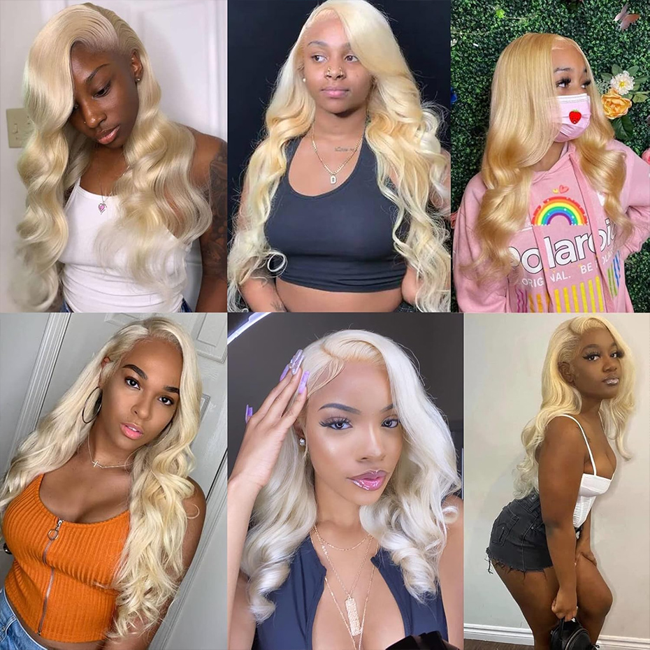13x6 Hd Lace Frontal Wig 613 H - 613 Blonde Body Wave Lace Front Wig ulasan dan harga