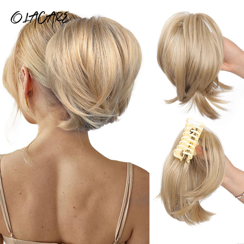 Messy Bun Hair Piece Claw Clip - Claw Clip Messy Bun Hair Piece ulasan dan harga