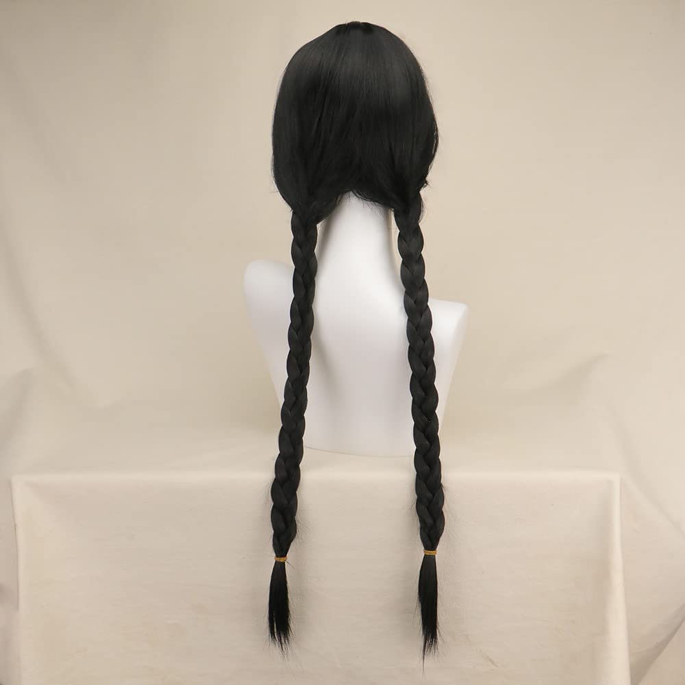 Long Gothic Cosplay Wigs Women - Synthetic Braided Wigs For Black Women ulasan dan harga