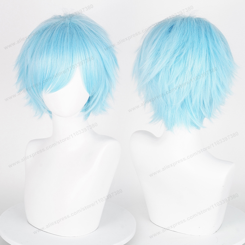 Anime 30cm Short Straight Cosp - Synthetic Braided Wigs For Black Women ulasan dan harga