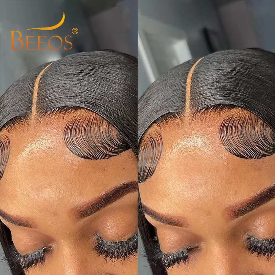 BEEOS Ultra Fitted 13X6 HD Tra - Hd Lace Frontal Wig Human Hair Pre Plucked ulasan dan harga