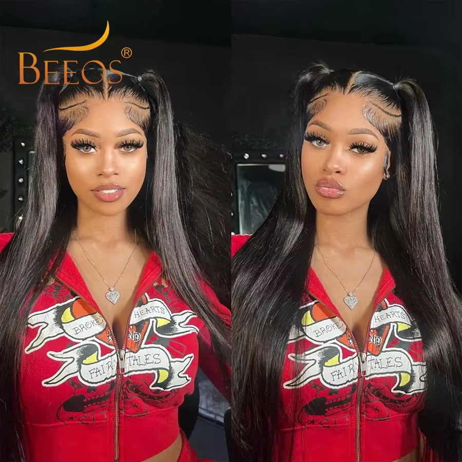 BEEOS Ultra Fitted 13X6 HD Tra - Hd Lace Frontal Wig Human Hair Pre Plucked ulasan dan harga
