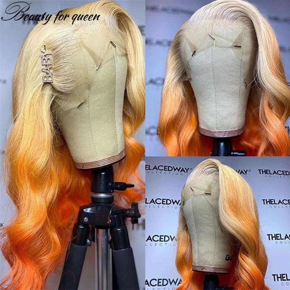 Ginger 613 Orange Body Wave Tr - 613 Blonde Body Wave Lace Front Wig ulasan dan harga