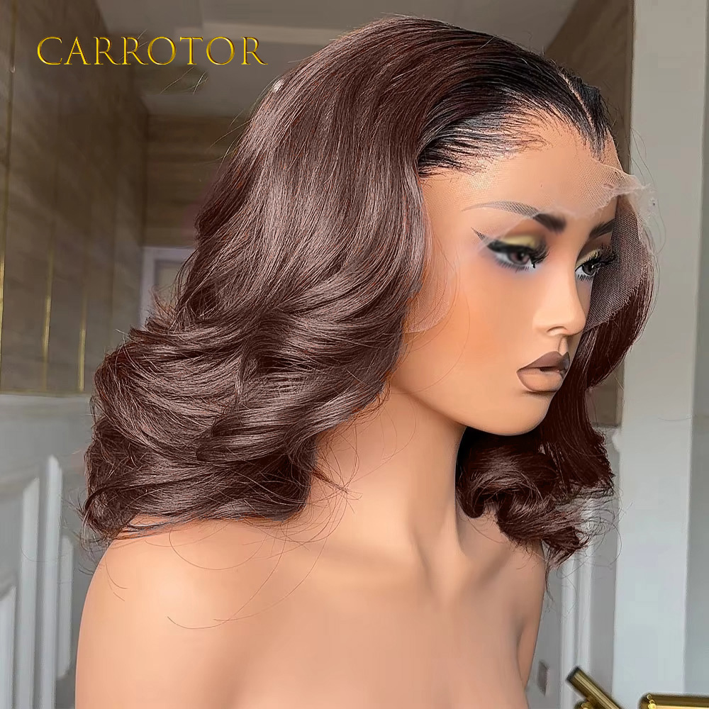 Lagos Hairline Wig 1b4 Ombre C - Human Hair Wigs ulasan dan harga