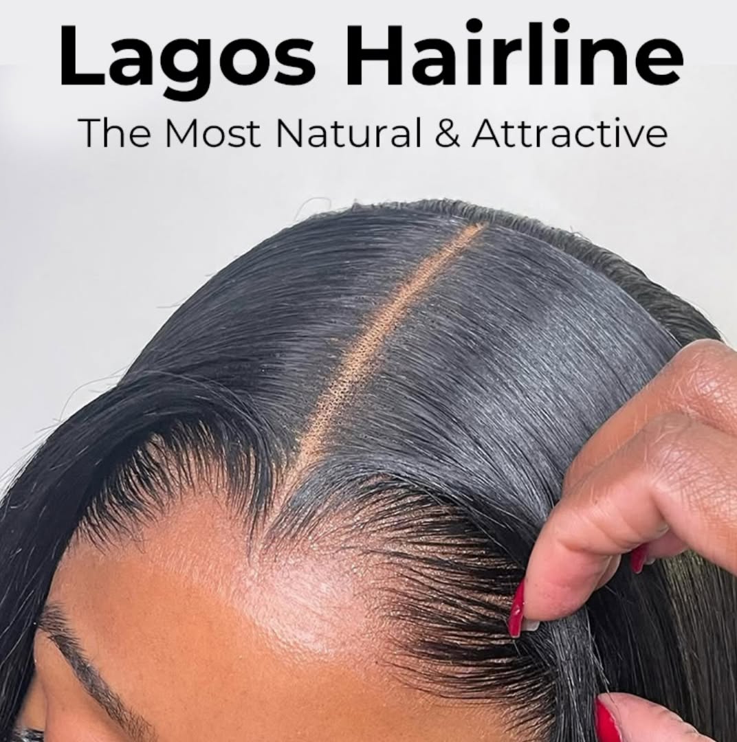 Lagos Hairline Wig 1b4 Ombre C - Human Hair Wigs ulasan dan harga