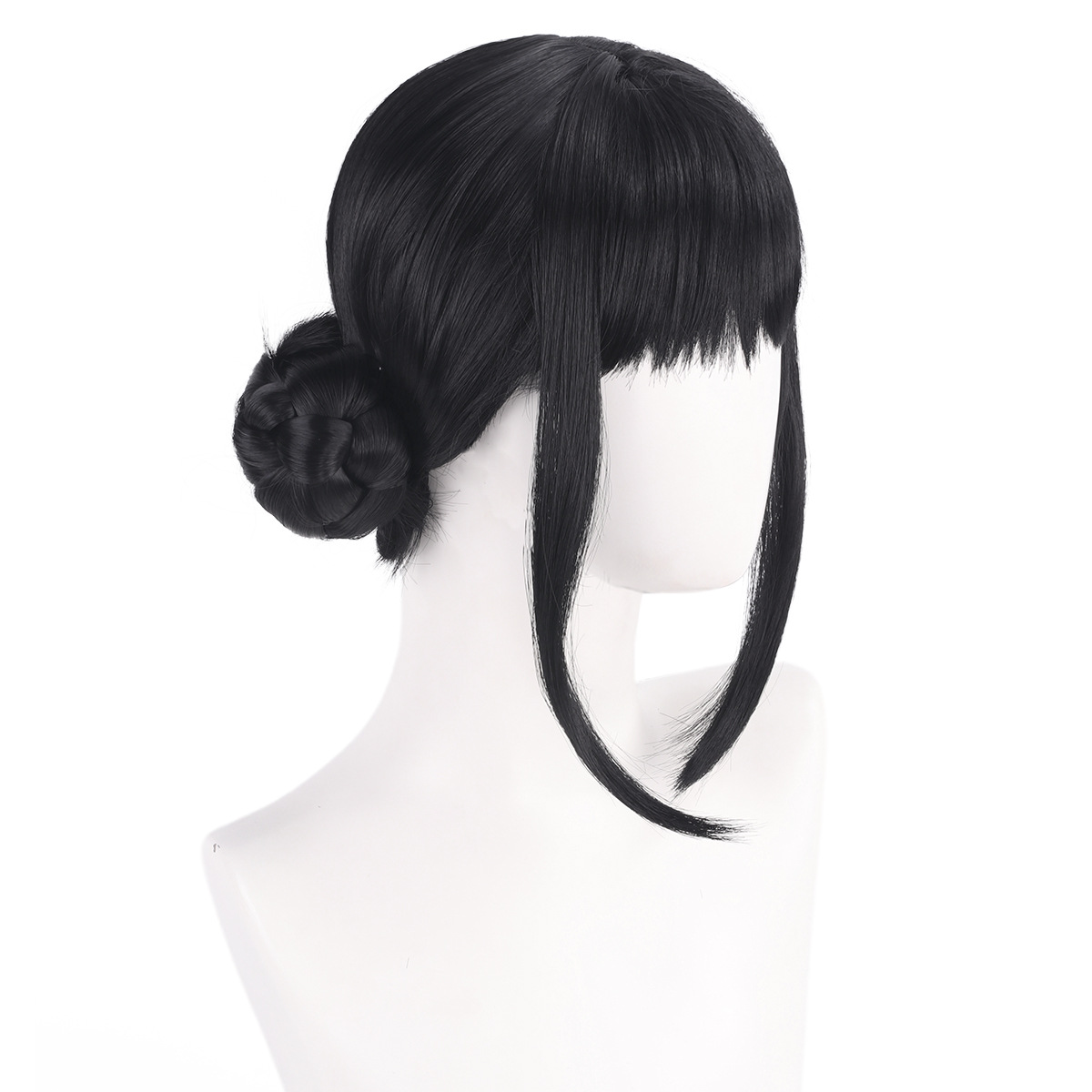 Zoey Cosplay Wig 33cm Black Ha - Synthetic Braided Wigs For Black Women ulasan dan harga