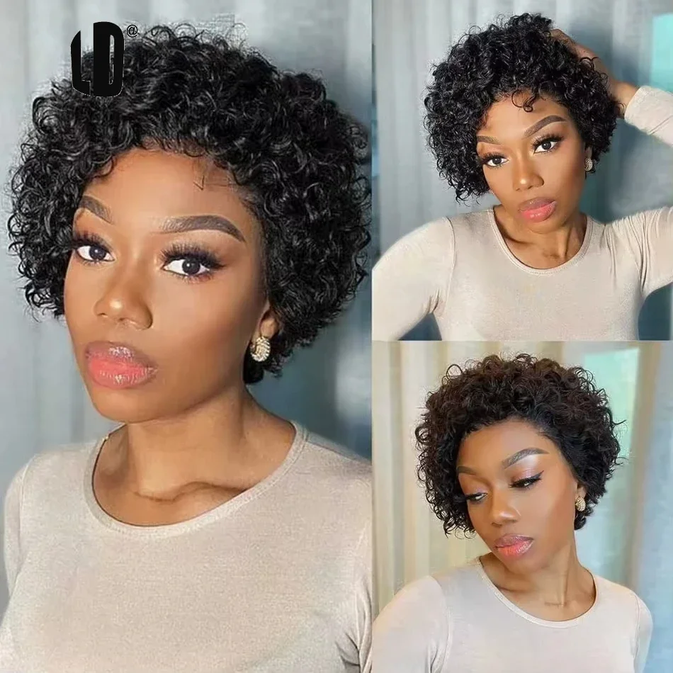 Pixie Cut Wig 99J Color Lace W - Short Pixie Cut Wig Human Hair Cheap ulasan dan harga