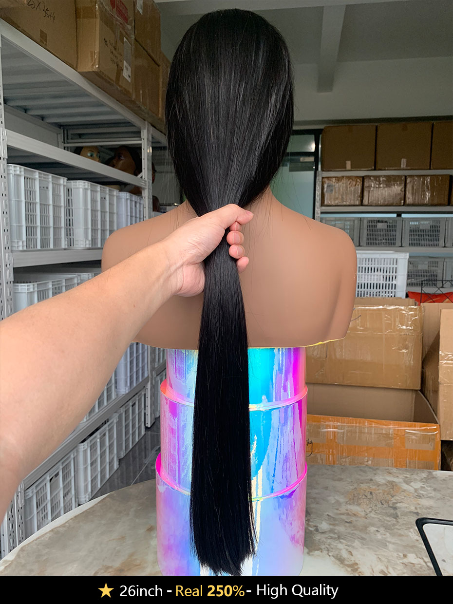 13x4 Lace Frontal 100% Human H - Glueless Wear And Go Human Hair Wig ulasan dan harga