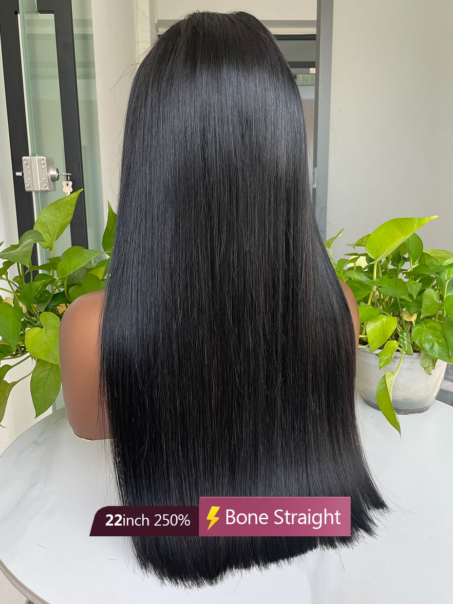13x4 Lace Frontal 100% Human H - Glueless Wear And Go Human Hair Wig ulasan dan harga