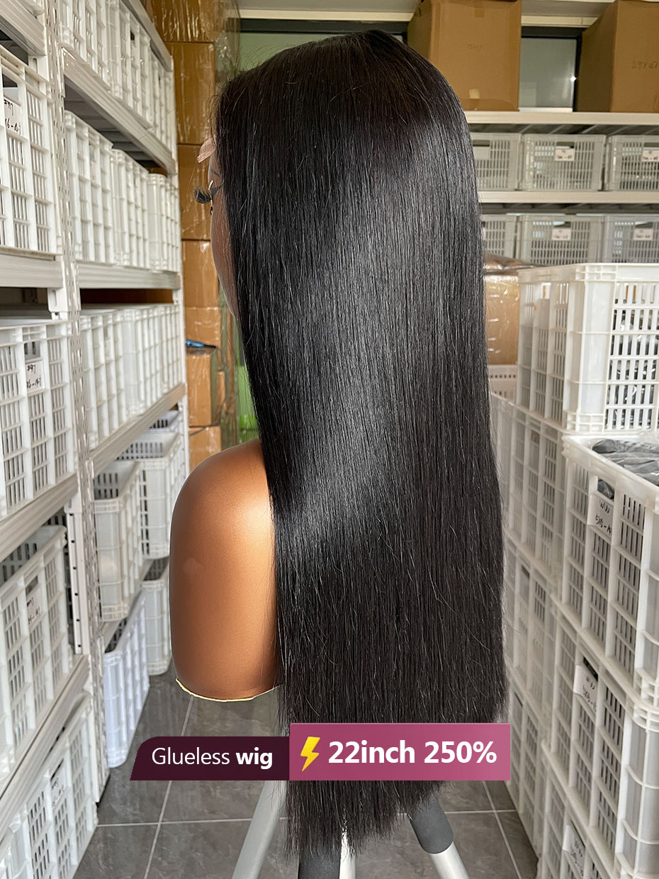 13x4 Lace Frontal 100% Human H - Glueless Wear And Go Human Hair Wig ulasan dan harga