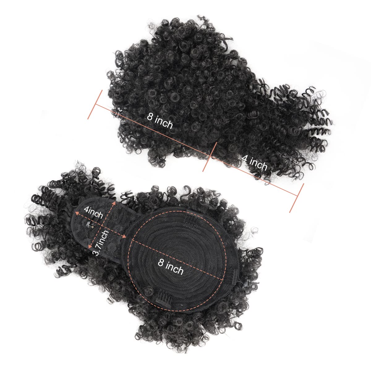 Afro Puff Synthetic Drawstring - Drawstring Afro Curly Puff Ponytail ulasan dan harga