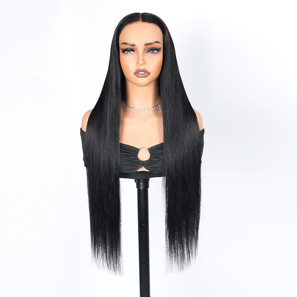 7x5 Straight Lace Wigs 32 inch - Glueless Wear And Go Human Hair Wig ulasan dan harga