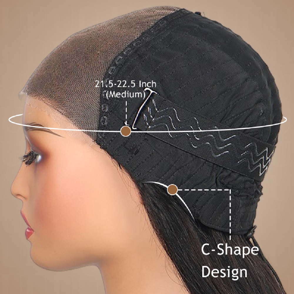 7x5 Straight Lace Wigs 32 inch - Glueless Wear And Go Human Hair Wig ulasan dan harga