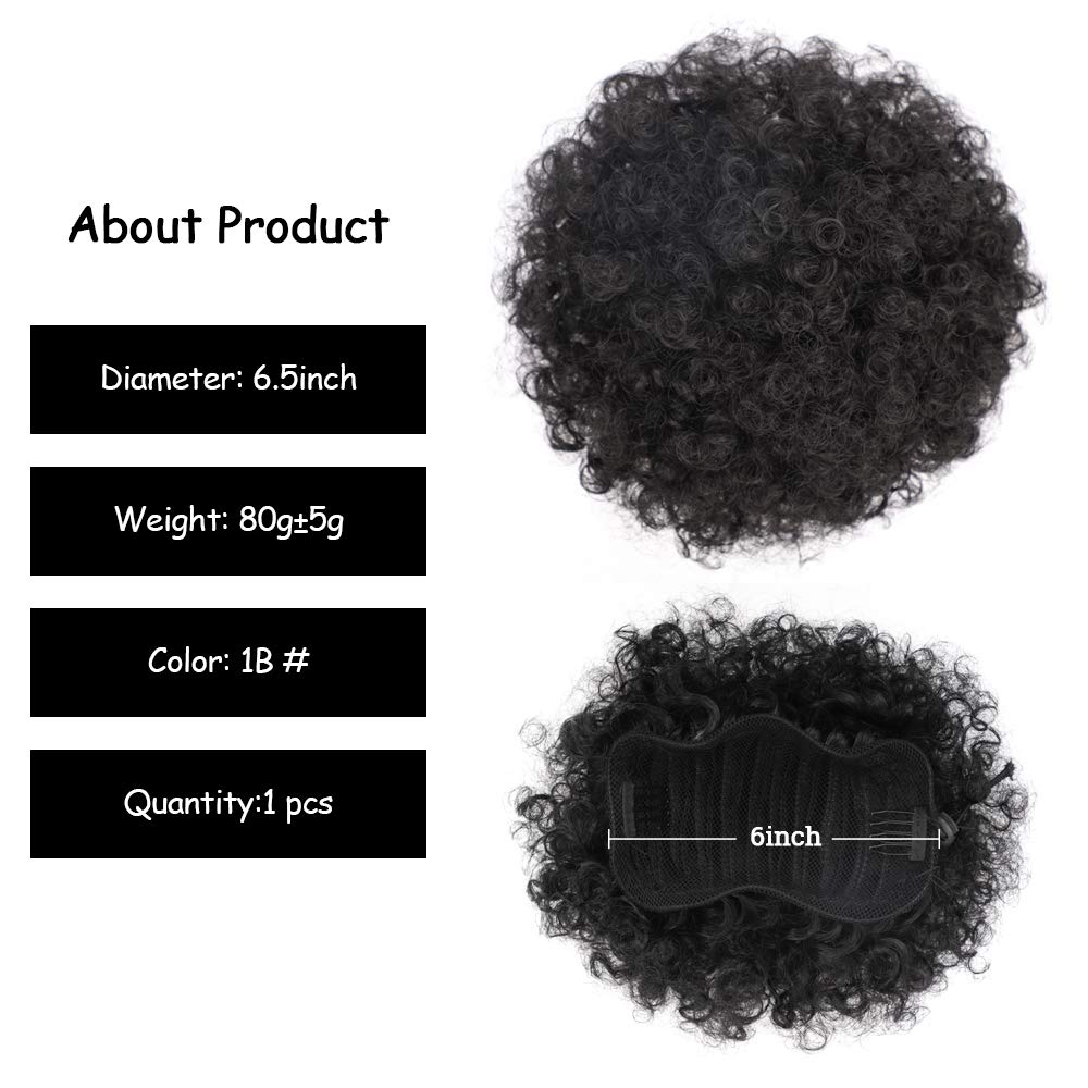 6Inch Afro Puff Drawstring Pon - Drawstring Afro Curly Puff Ponytail ulasan dan harga