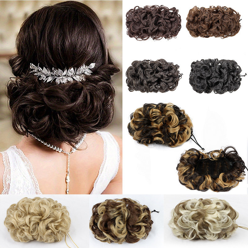 Claw Clip Curly Hair Bun Exten - Claw Clip Messy Bun Hair Piece ulasan dan harga
