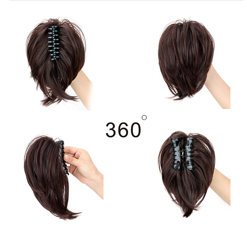 Synthetic Hair Piece Claw Clip - Claw Clip Messy Bun Hair Piece ulasan dan harga
