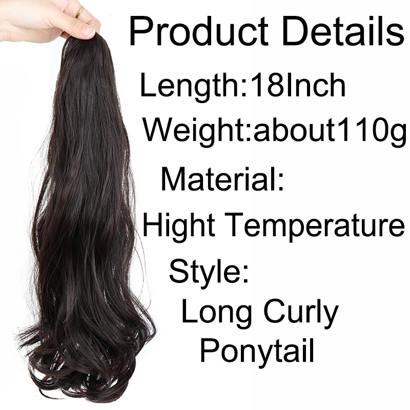 Synthetic Long Curly Ponytail  - Synthetic Braided Wigs For Black Women ulasan dan harga