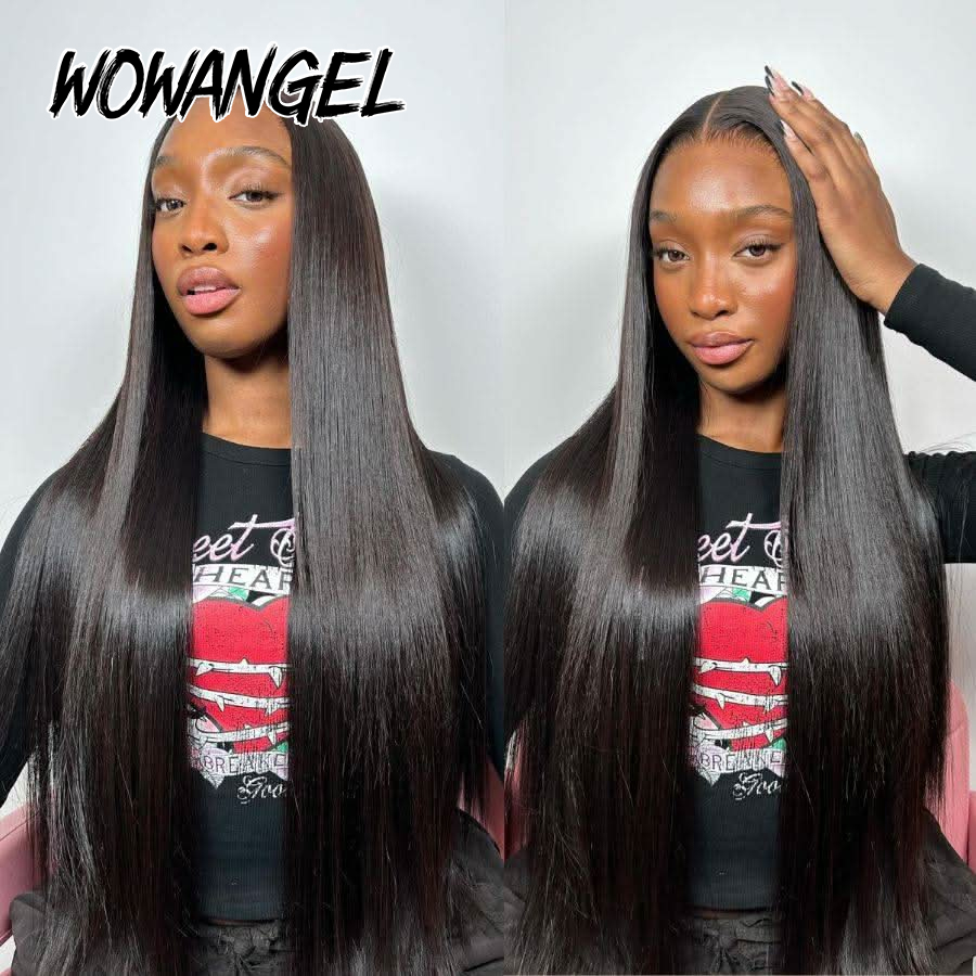 WOWANGEL Straight Lace Front W - Lace Front Wigs ulasan dan harga
