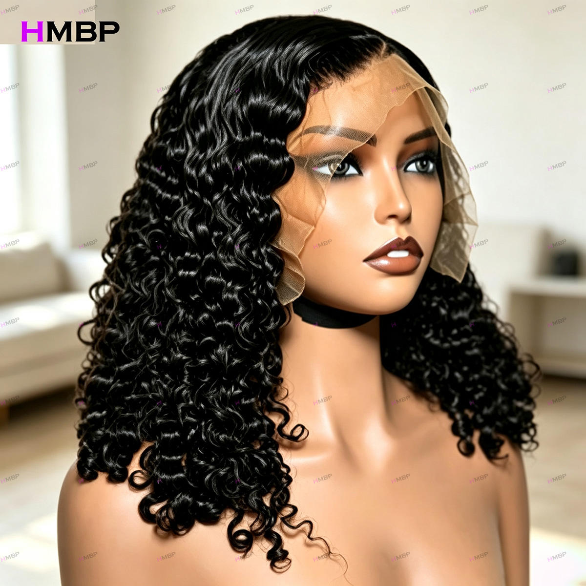 7x7 HD Lace Frontal Water Wave - Hd Lace Frontal Wig Human Hair Pre Plucked ulasan dan harga