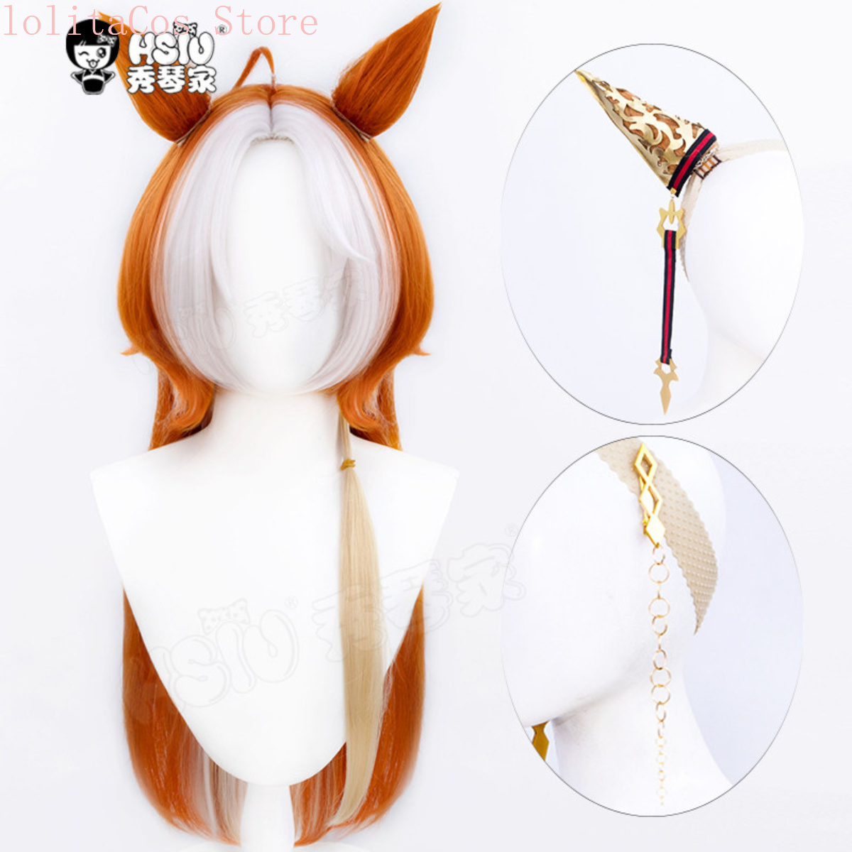Uma Musume Pretty Derby Orfevr - Synthetic Wigs ulasan dan harga
