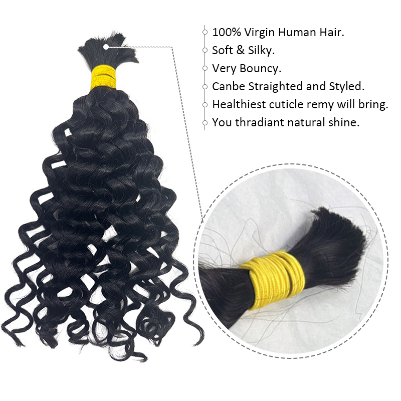 Water Wave Bulk Human Hair For - Water Wave Bulk Human Hair For Braiding ulasan dan harga