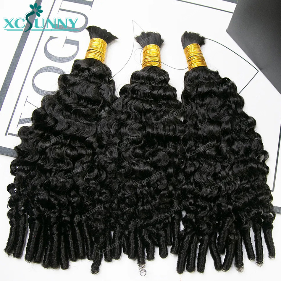 Water Curly Boho Braids Human  - Water Wave Bulk Human Hair For Braiding ulasan dan harga