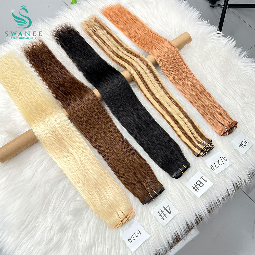 Clip in Hair Extensions Real N - Seamless Clip In Hair Extensions Human Hair ulasan dan harga