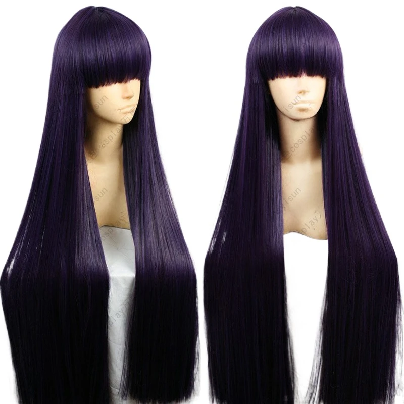 Sailor Mars Rei Hino 100CM Lon - Synthetic Braided Wigs For Black Women ulasan dan harga