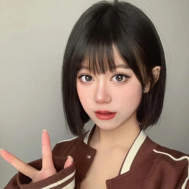 Fashionable Black Bob Haircut  - Synthetic Braided Wigs For Black Women ulasan dan harga