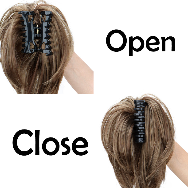 WIGSIN Synthetic Messy Bun Hai - Claw Clip Messy Bun Hair Piece ulasan dan harga