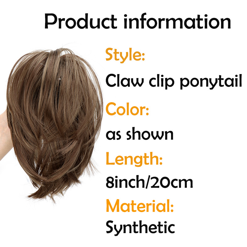 WIGSIN Synthetic Messy Bun Hai - Claw Clip Messy Bun Hair Piece ulasan dan harga