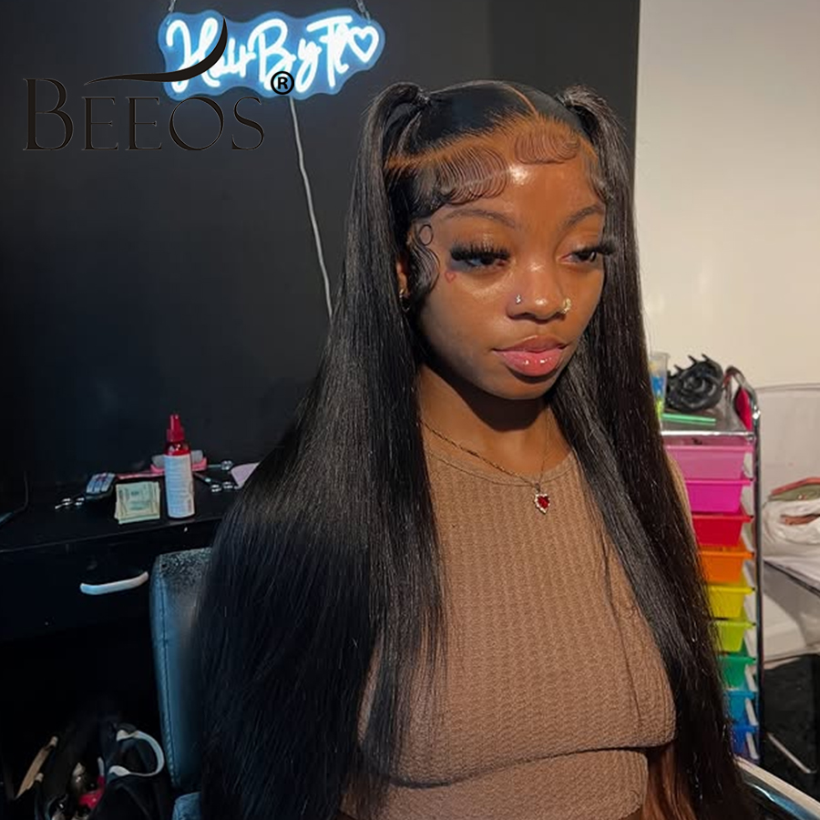 250% 13x4 HD Transparent Lace  - Hd Lace Frontal Wig Human Hair Pre Plucked ulasan dan harga