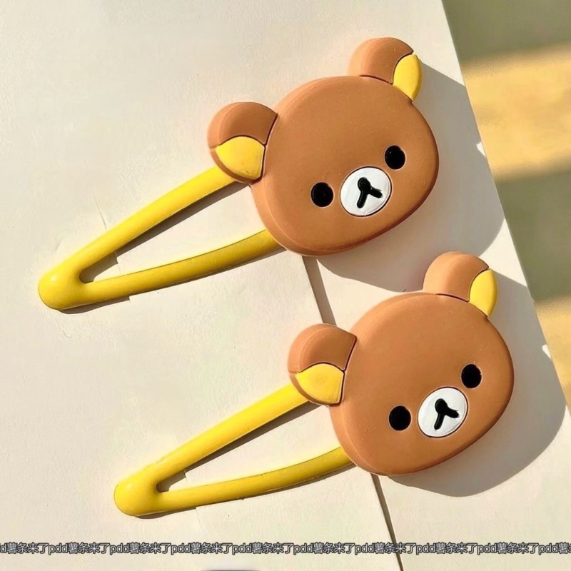 Cute Rilakkuma Cartoon Hair Cl - Hair Bundles ulasan dan harga