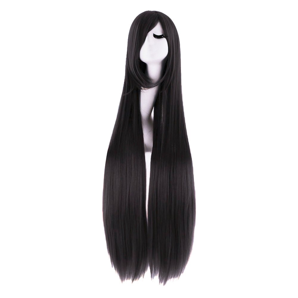 40 Inch 100 cm Long Straight C - Synthetic Braided Wigs For Black Women ulasan dan harga