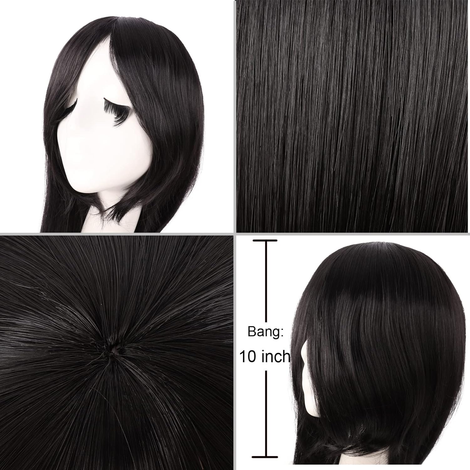 40 Inch 100 cm Long Straight C - Synthetic Braided Wigs For Black Women ulasan dan harga
